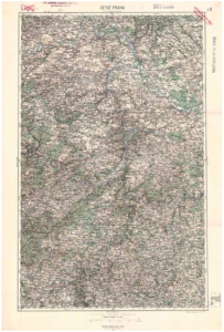 Generální mapa III. vojenského mapování - původní