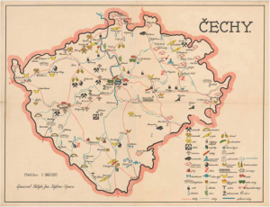 Obr. 7a: Mapa ČECHY. (zmenšeno)